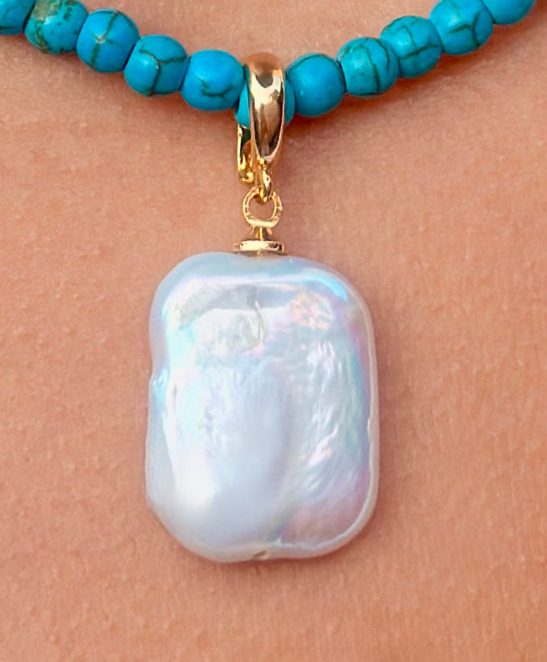 Baroque Freshwater Pearl Pendant - LIMITED EDITION