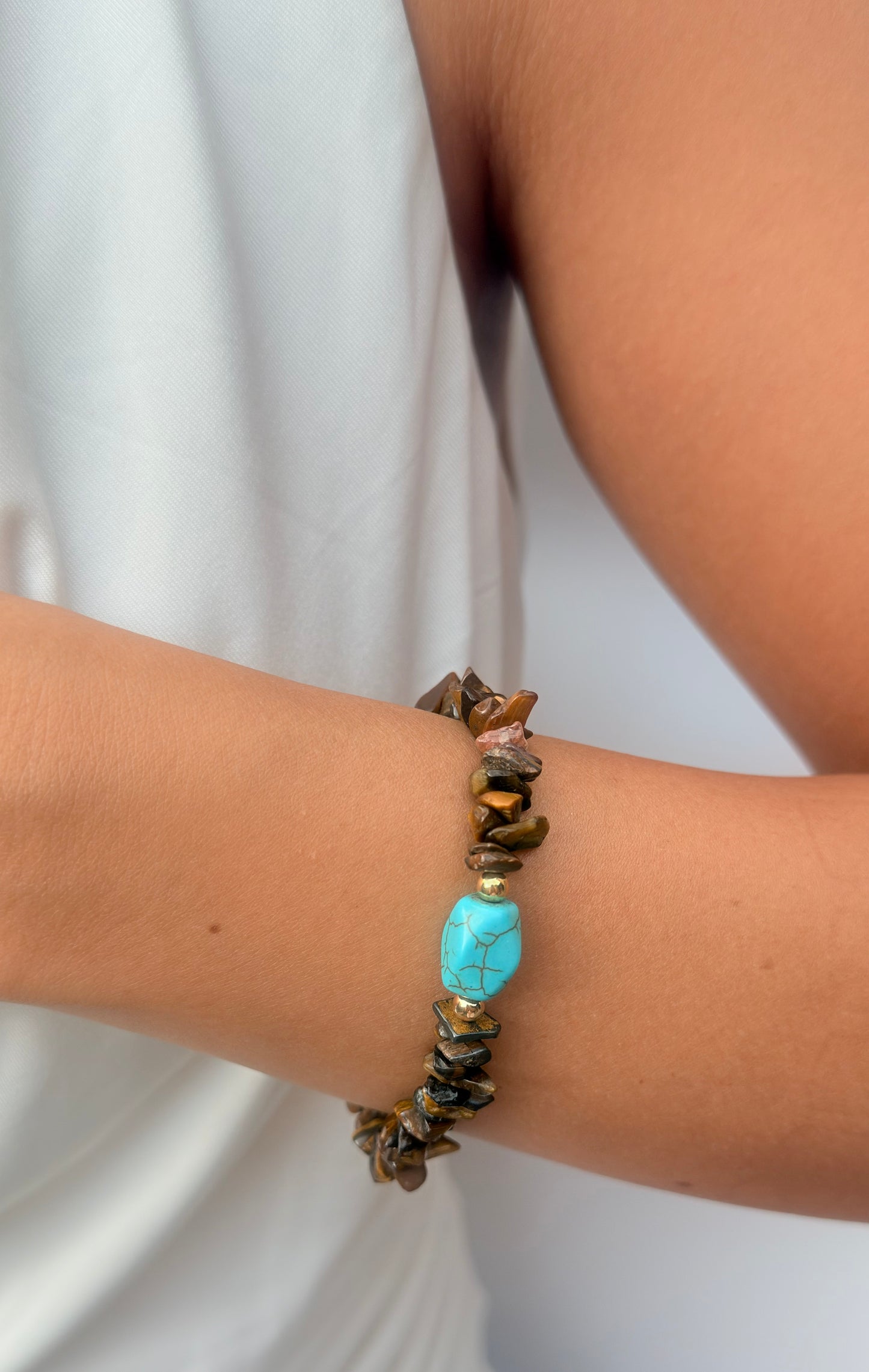 Tiger’s Eye & Turquoise Balance Bracetet - LIMITED EDITION