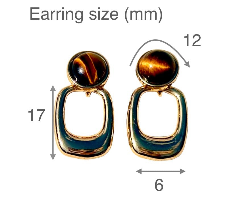 Tiger Eye Transformation Drop Earrings - LIMITED EDITION