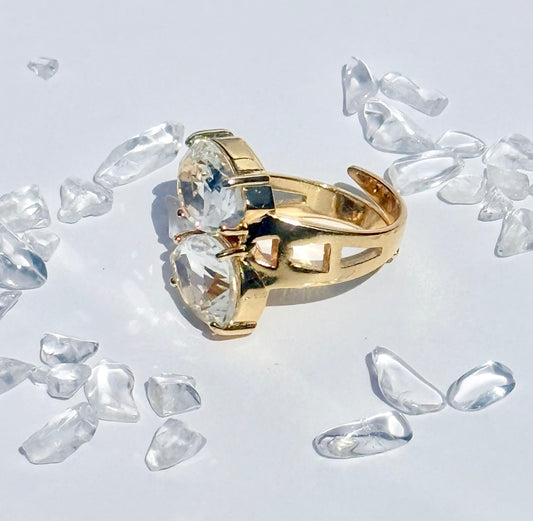 Crystal Adjustable Ring - LIMITED EDITION