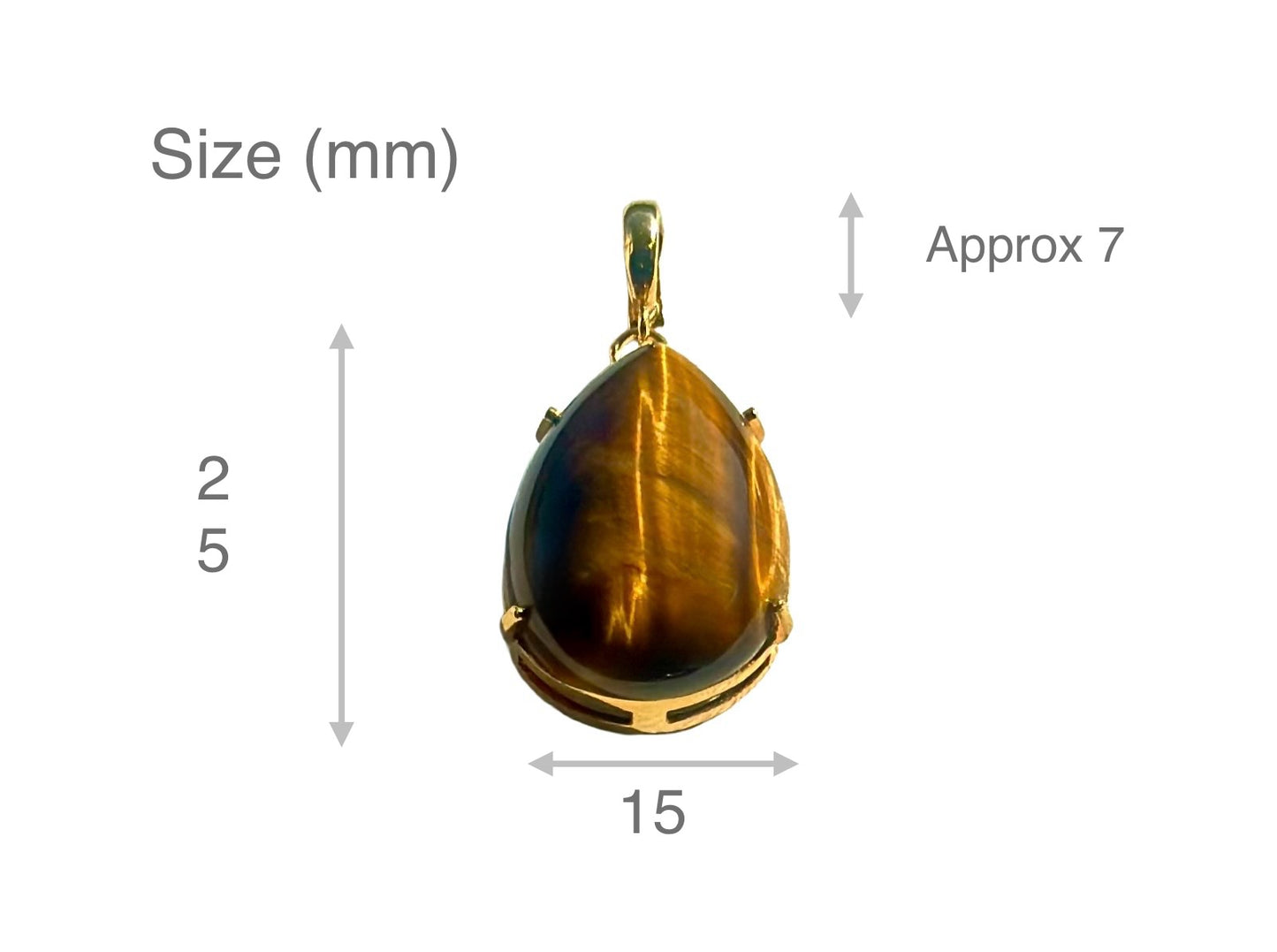 Statement Tiger Eye Pendant - LIMITED EDITION