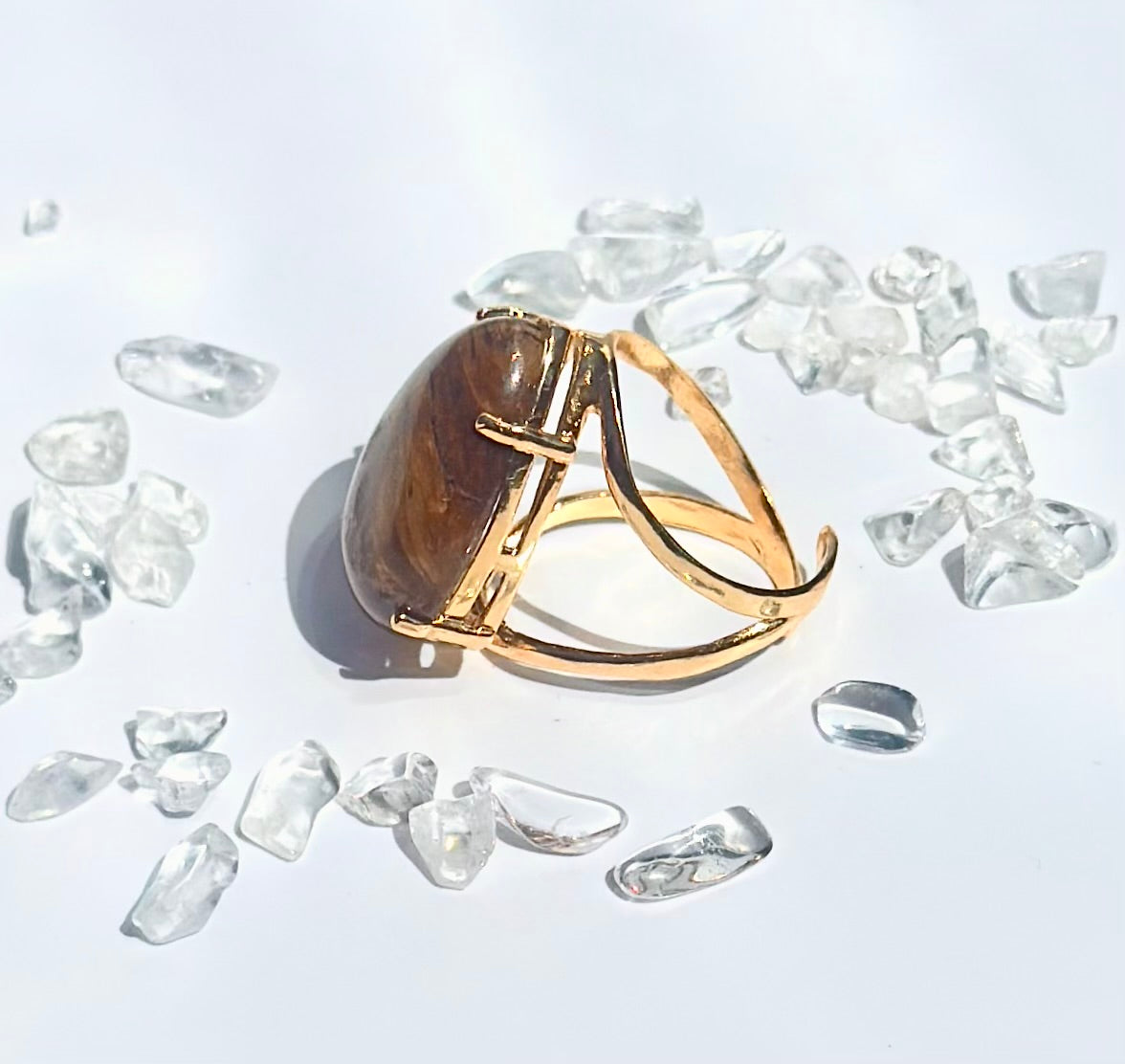 Tiger’s Eye Statement/Adjustable Ring - LIMITED EDITION