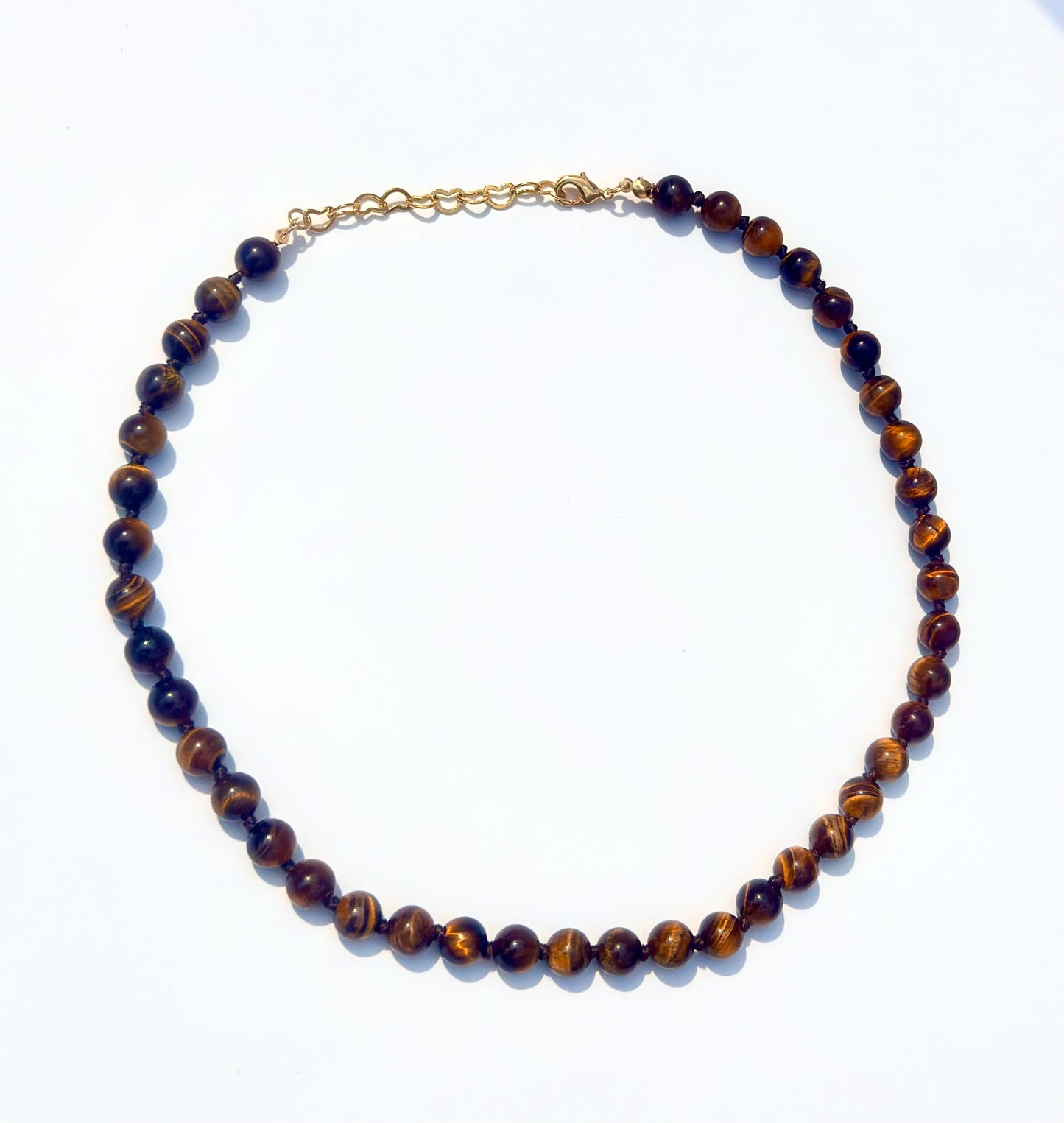 Beaded Tiger Eye Necklace - LIMITED EDITION