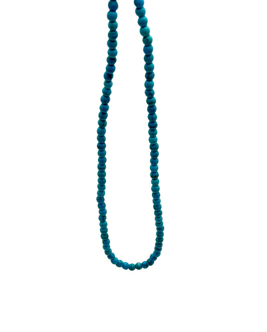 Beaded Natural Turquoise Necklace - LIMITED EDITION
