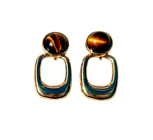 Tiger Eye Transformation Drop Earrings - LIMITED EDITION