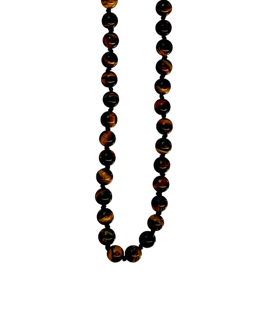 Beaded Tiger Eye Necklace - LIMITED EDITION