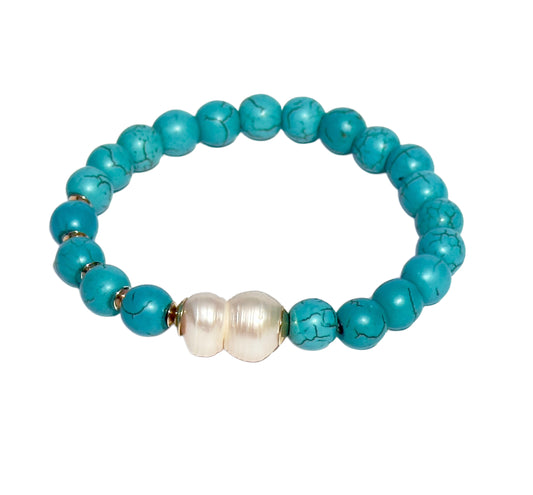 Turquoise Beaded Bracelet - LIMITED EDITION