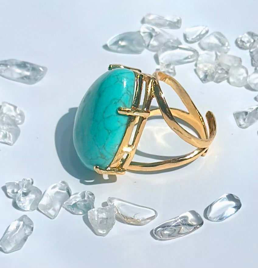 Turquoise Statement/ Adjustable Ring - LIMITED EDITION