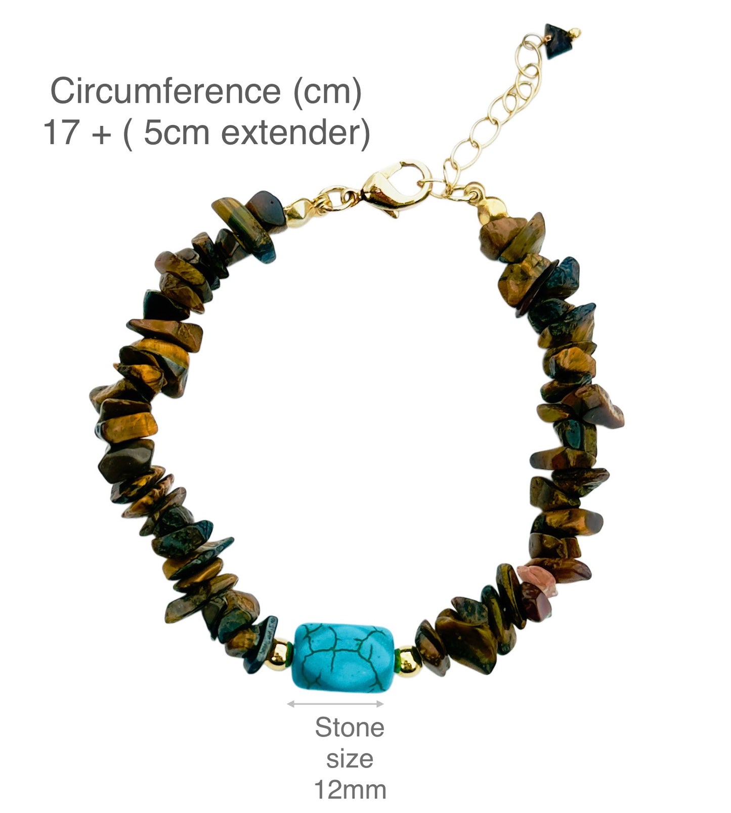 Tiger’s Eye & Turquoise Balance Bracetet - LIMITED EDITION