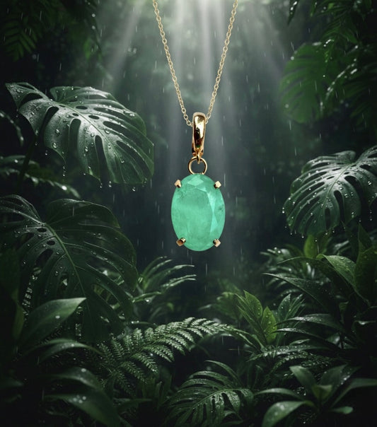 Green Crystal Pendant - LIMITED EDITION