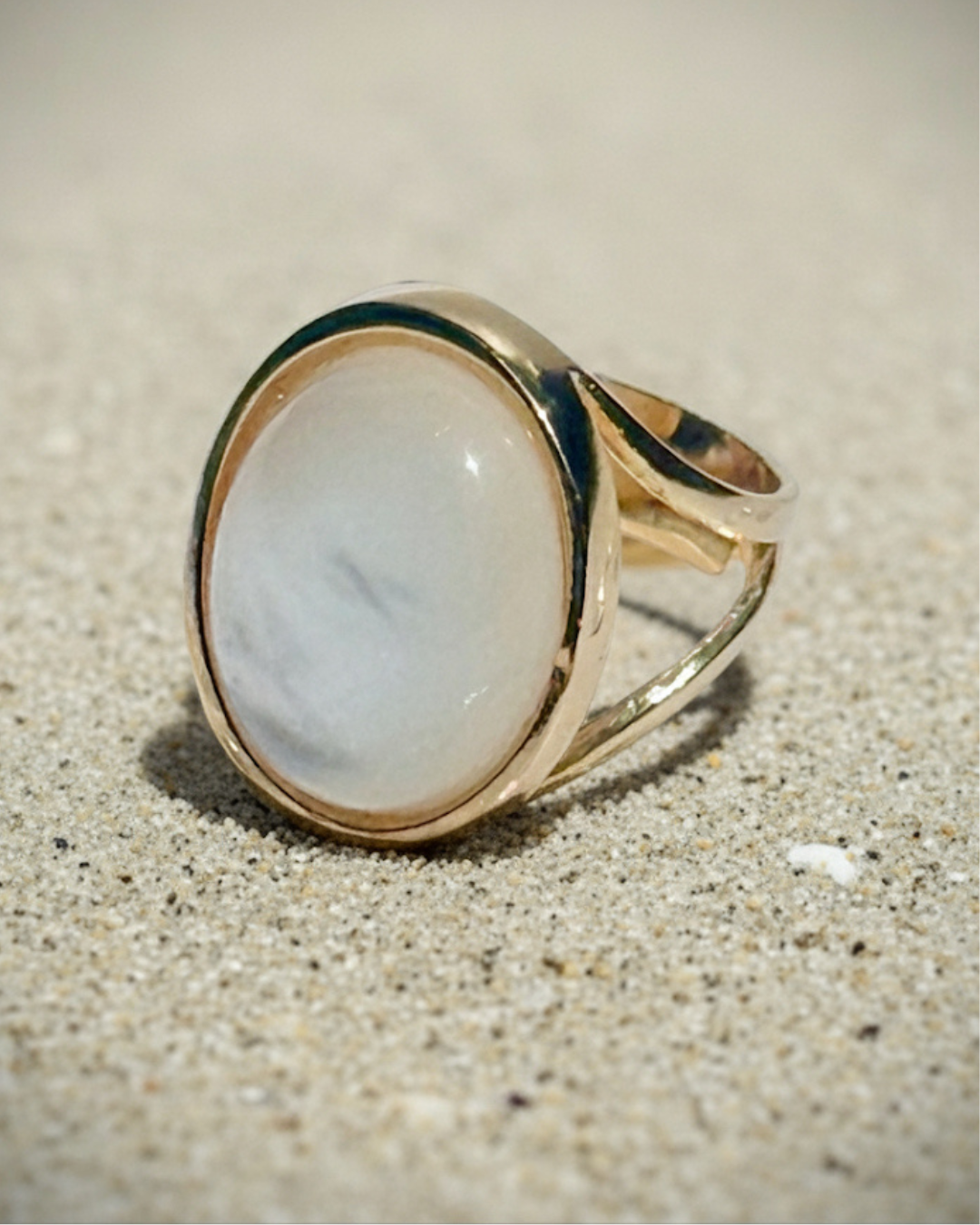 Shell Glow Adjustable Ring - Mother of Pearls LIMITED EDITION