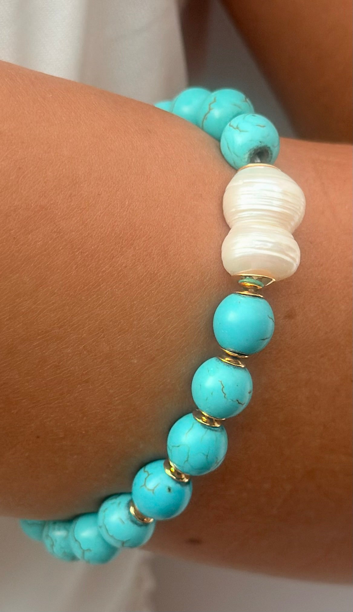 Turquoise Beaded Bracelet - LIMITED EDITION