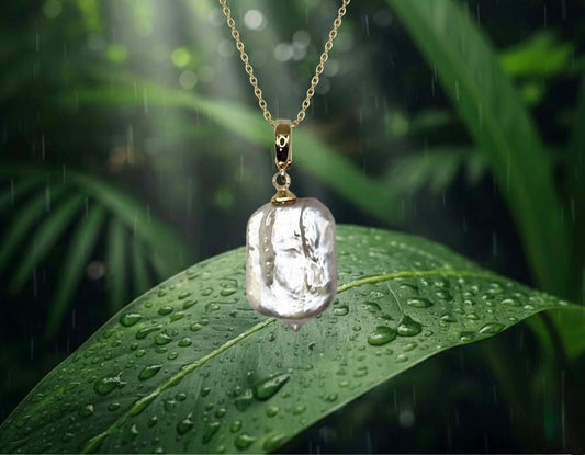 Baroque Freshwater Pearl Pendant - LIMITED EDITION