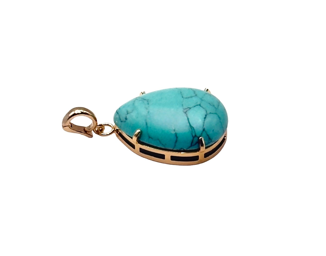 Statement Turquoise Gemstone Pendant - LIMITED EDITION