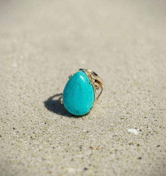 Turquoise Statement/ Adjustable Ring - LIMITED EDITION