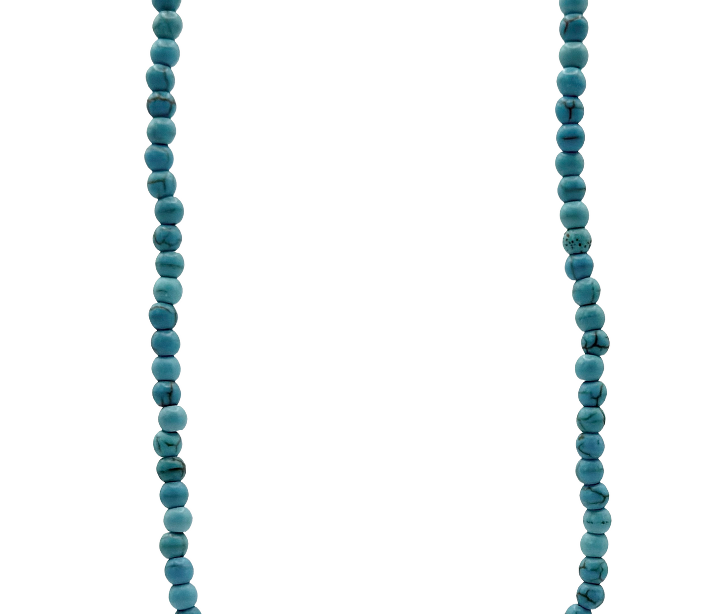 Beaded Natural Turquoise Necklace - LIMITED EDITION