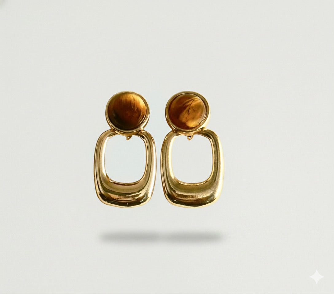 Tiger Eye Transformation Drop Earrings - LIMITED EDITION