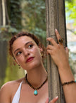 Tiger's Eye Teardrop Adjustable Ring – 18k Gold-Plated | Bonita Jewels of Brazil