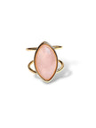 Afeto Rose Quartz | Beige Amazonite Rings - Bonita Jewels of Brazil