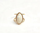 Afeto Rose Quartz | Beige Amazonite Rings - Bonita Jewels of Brazil