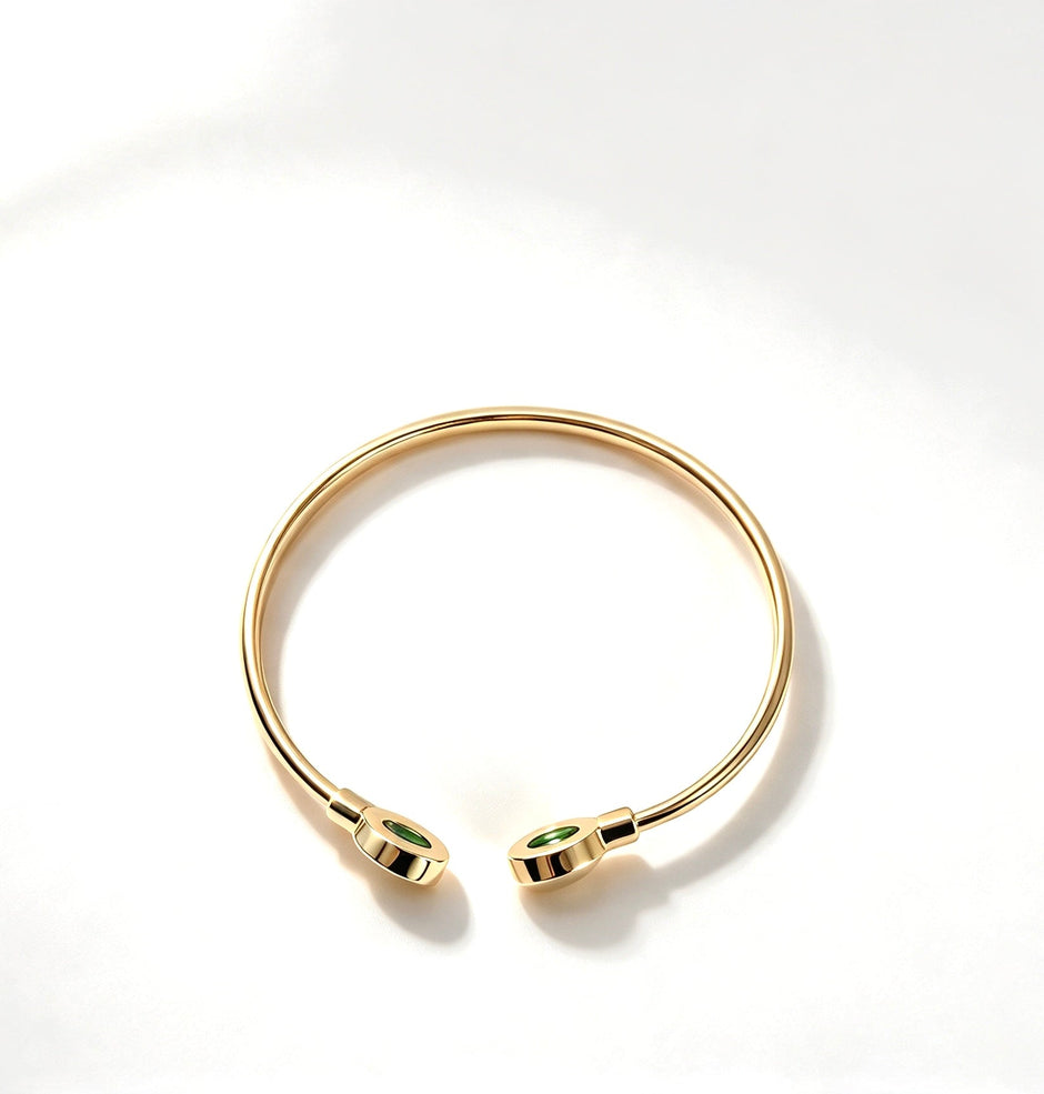 Alva Emerald Bracelet - Bonita Jewels of Brazil