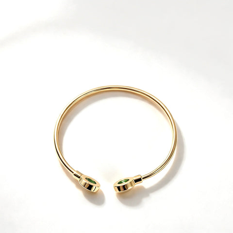 Alva Emerald Bracelet - Bonita Jewels of Brazil