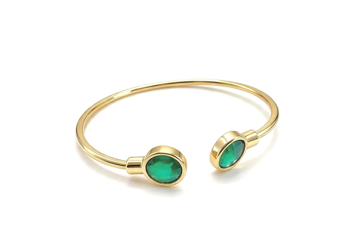 Alva Emerald Bracelet - Bonita Jewels of Brazil