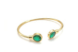 Alva Emerald Bracelet - Bonita Jewels of Brazil