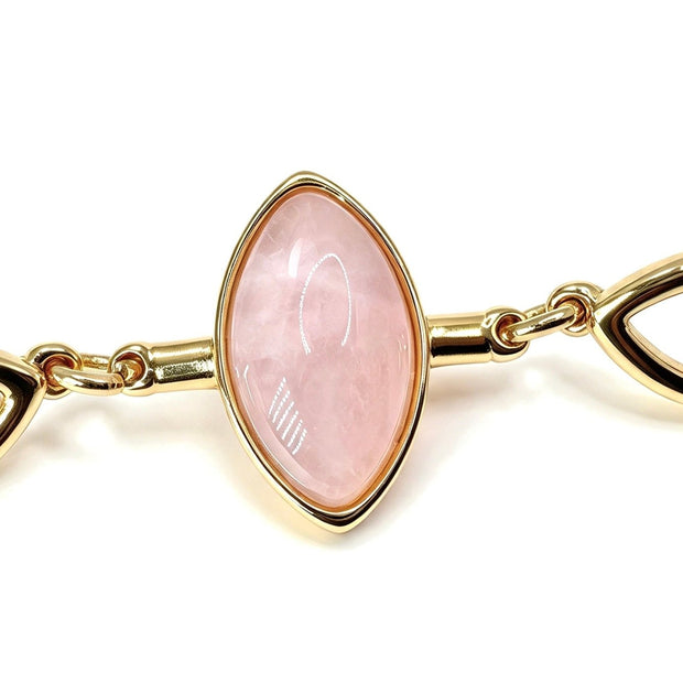 Amor Rose Quartz | Beige Amazonite Bracelet - Bonita Jewels of Brazil