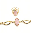Amor Rose Quartz | Beige Amazonite Bracelet - Bonita Jewels of Brazil