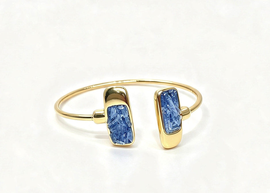 Amplo Amethyst | Kyanite Bracelet - Bonita Jewels of Brazil