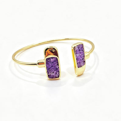 Amplo Amethyst | Kyanite Bracelet - Bonita Jewels of Brazil