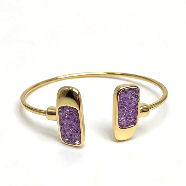 Amplo Amethyst | Kyanite Bracelet - Bonita Jewels of Brazil