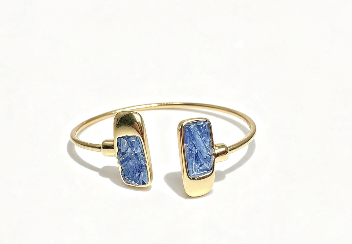 Amplo Amethyst | Kyanite Bracelet - Bonita Jewels of Brazil