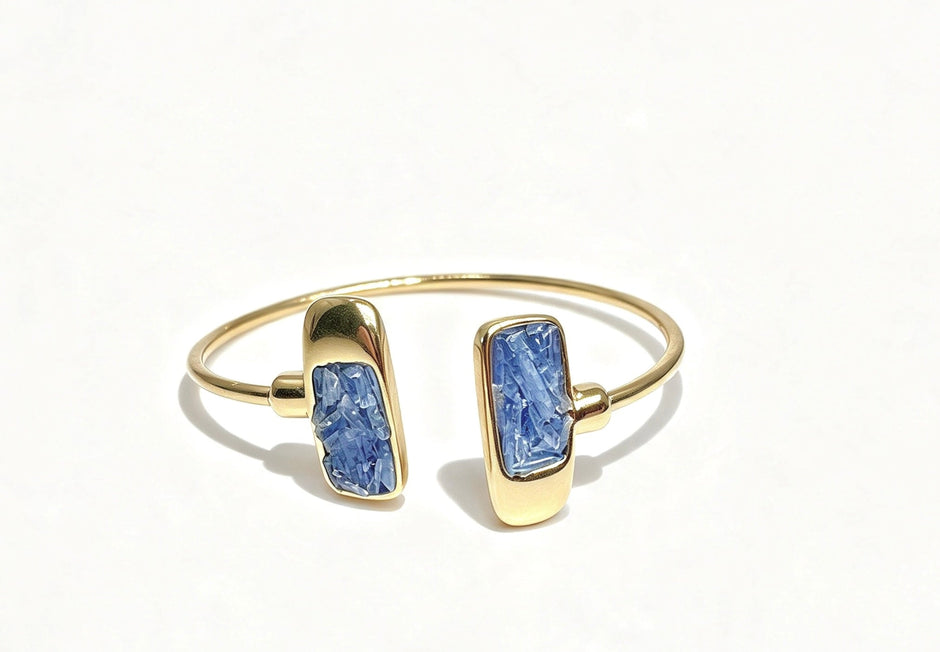Amplo Amethyst | Kyanite Bracelet - Bonita Jewels of Brazil