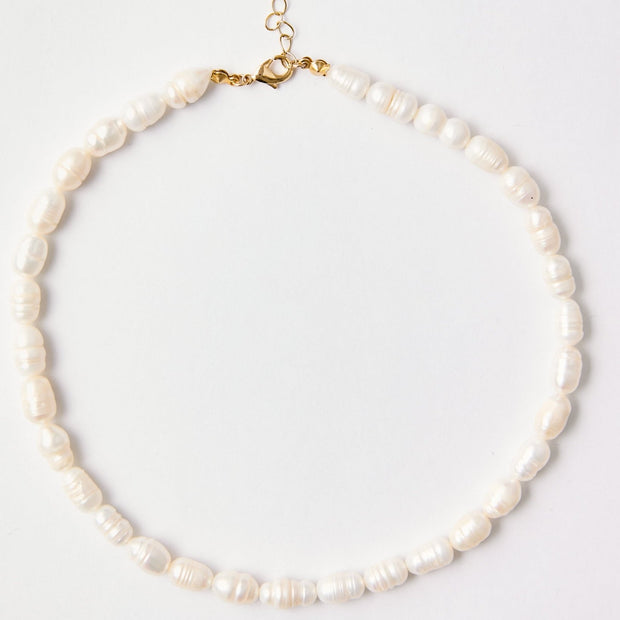 Baroque Freshwater Pearl Necklace – 18k Gold - Plated | Bonita Jewels of Brazil - Bonita Jewels of Brazil