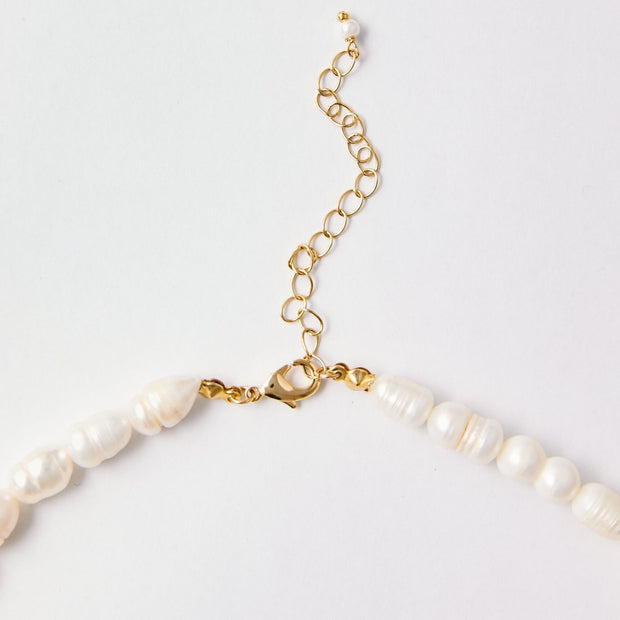 Baroque Freshwater Pearl Necklace – 18k Gold - Plated | Bonita Jewels of Brazil - Bonita Jewels of Brazil