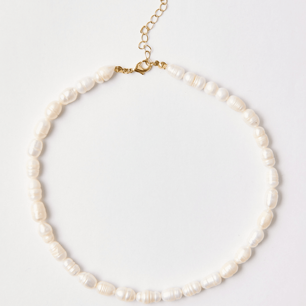 Baroque Freshwater Pearl Necklace – 18k Gold - Plated | Bonita Jewels of Brazil - Bonita Jewels of Brazil