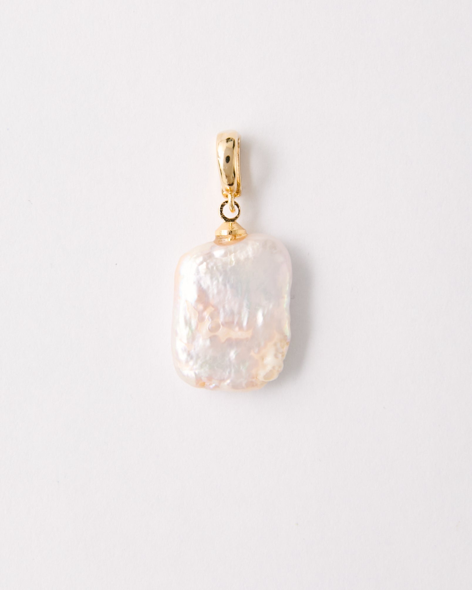 Baroque Freshwater Pearl Pendant – 18k Gold - Plated | Bonita Jewels of Brazil - Bonita Jewels of Brazil