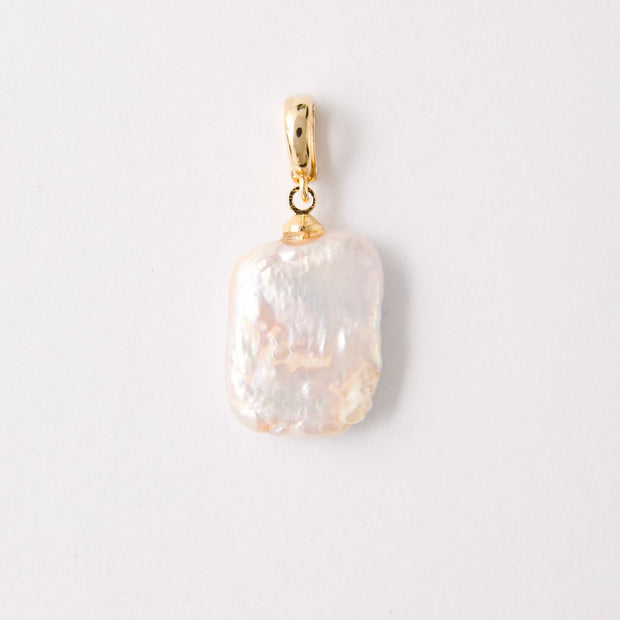Baroque Freshwater Pearl Pendant – 18k Gold - Plated | Bonita Jewels of Brazil - Bonita Jewels of Brazil