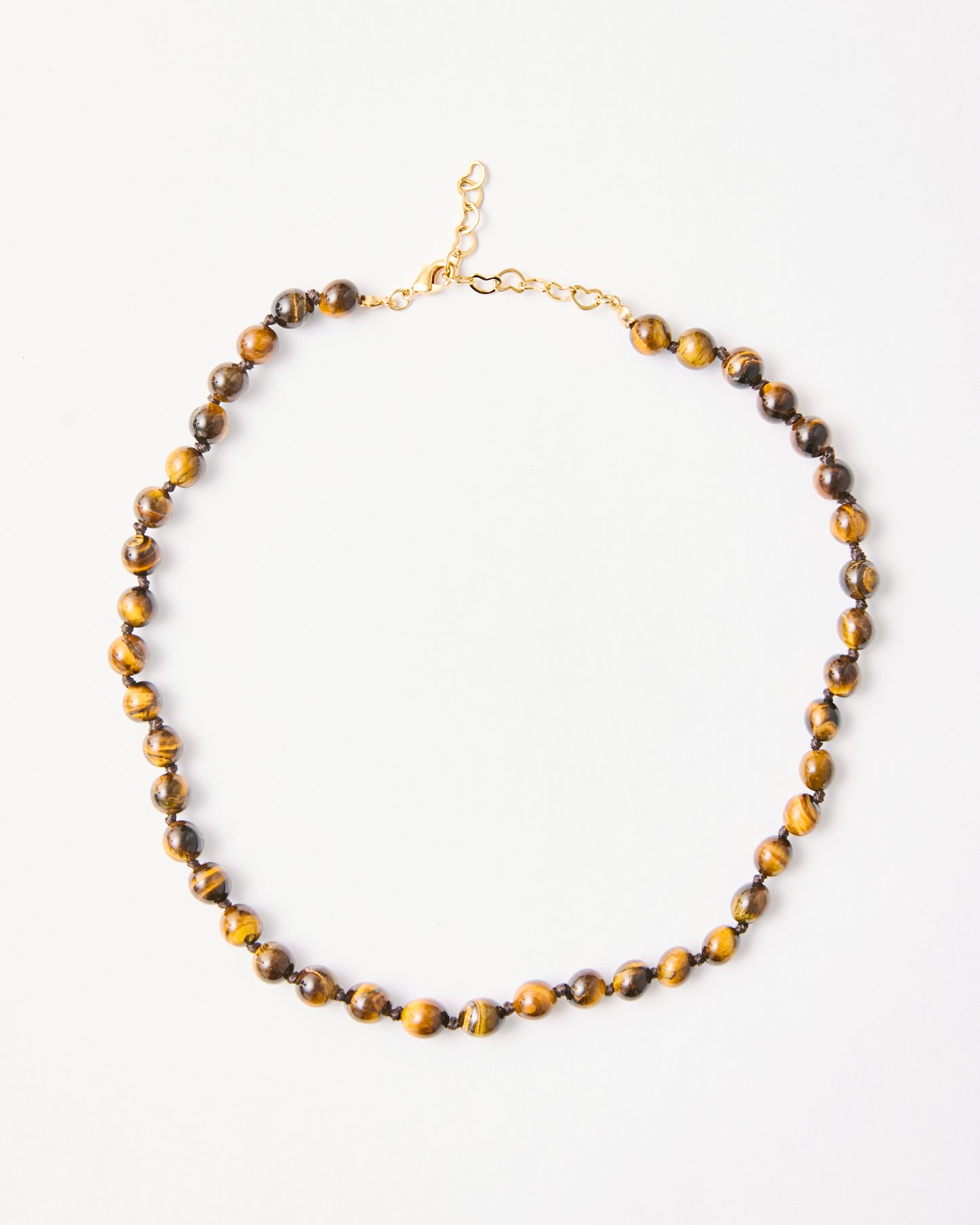 Beaded Tiger Eye Necklace - LIMITED EDITION
