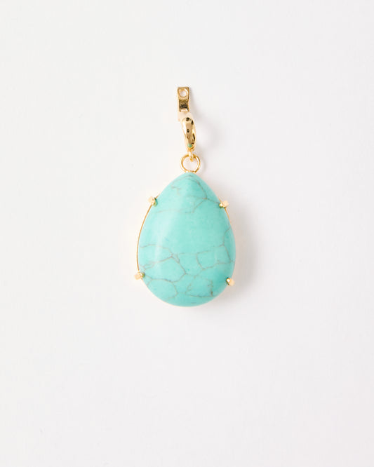 Statement Turquoise Gemstone Pendant - LIMITED EDITION