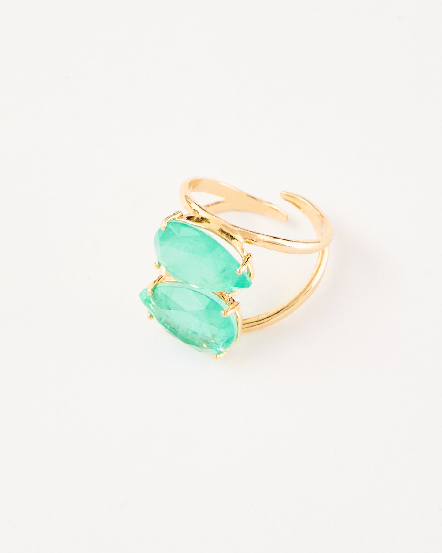 Green Quartz Adjustable Ring - LIMITED EDITION