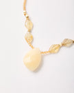 Bonito Collection – Rutilated Quartz & Calcite Necklace & Bracelet Set | Bonita Jewels of Brazil - Bonita Jewels of Brazil