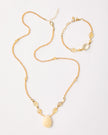 Bonito Collection – Rutilated Quartz & Calcite Necklace & Bracelet Set | Bonita Jewels of Brazil - Bonita Jewels of Brazil