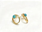 Fé Blue | Red Agate Earrings - Bonita Jewels of Brazil