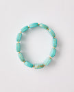 Genuine Turquoise Gemstone Bracelet – 18k Gold - Plated | Bonita Jewels of Brazil - Bonita Jewels of Brazil