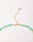 Green Quartz & Gold Tube Beaded Necklace – 18k Gold - Plated | Bonita Jewels of Brazil - Bonita Jewels of Brazil