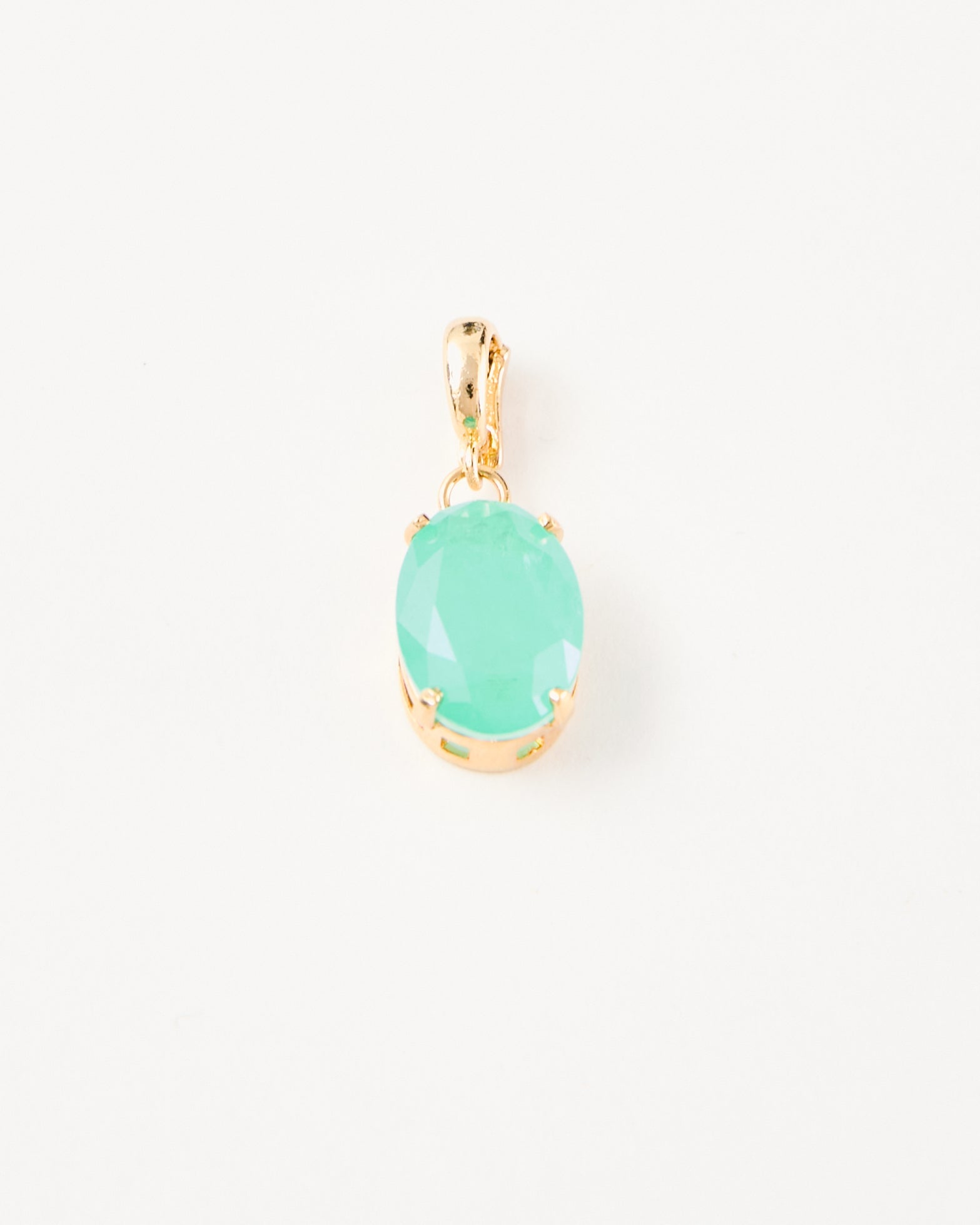 Green Quartz Pendant – 18k Gold - Plated | Bonita Jewels of Brazil - Bonita Jewels of Brazil