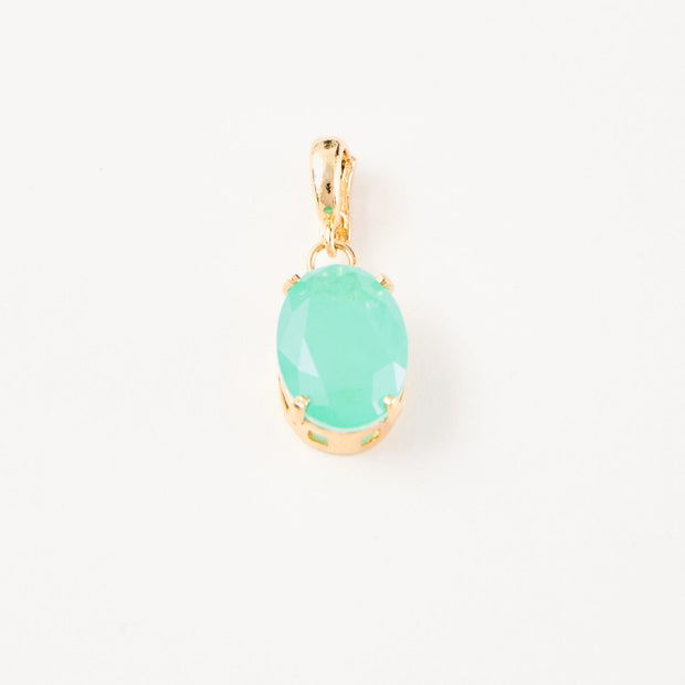 Green Quartz Pendant – 18k Gold - Plated | Bonita Jewels of Brazil - Bonita Jewels of Brazil
